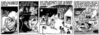 Faked Moon Landing comic