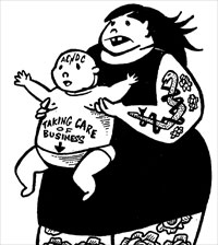 Tattooed Baby comic