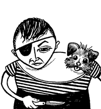 chainsaw wielding midget comic