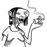 Pregnant Smoker comic