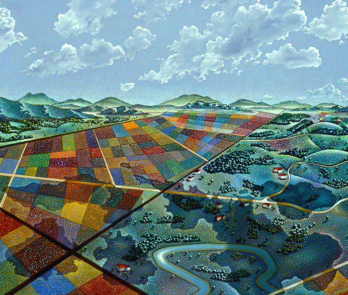 Cloud Shadows (oil on canvas)