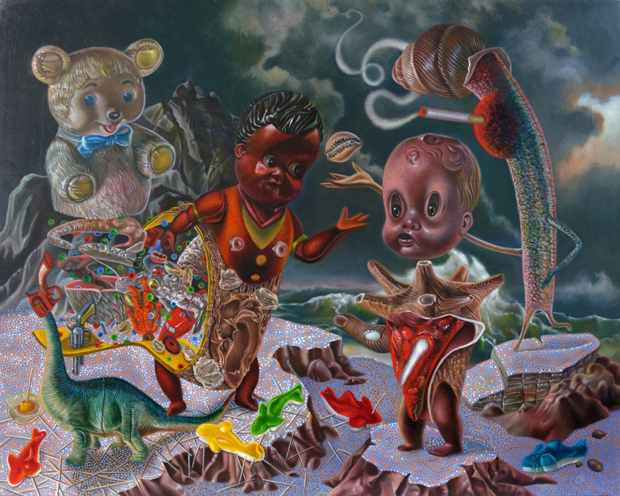 Gummy Shards (16" x 20" oil on canvas) nfs
