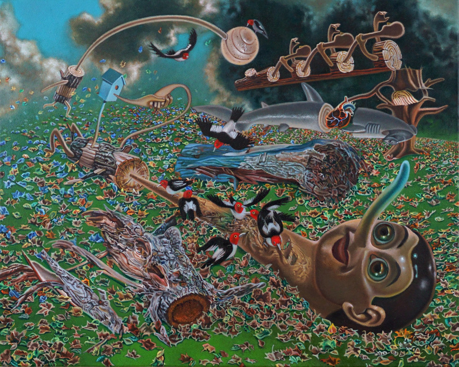 Pinnoccio's Time Share (16" x 20" oil on canvas) nfs